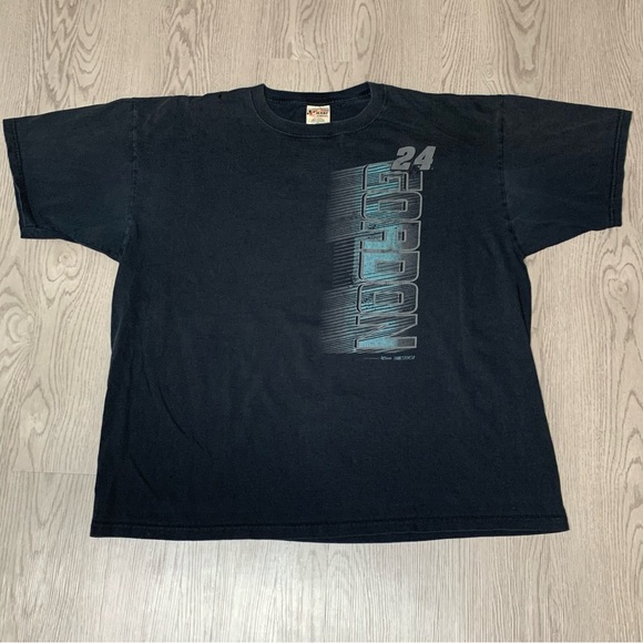 Chase Authentics Other - Vintage‎ Jeff Gordon #24 NASCAR Black Tee 2XL Y2K 2000s